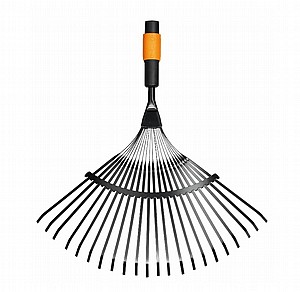 מגרפת עלים מתכת מחוזקת לכלים מתחלפים מבית FISKARS מגרפת עלים מתכת מחוזקת לכלים מתחלפים מבית FISKARS