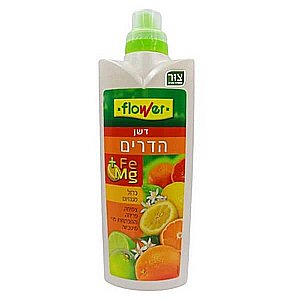 דשן נוזלי להדרים BIO-FLOWER – מזון מקצועי לכל סוגי עצי ההדר, 1 ליטר דשן נוזלי להדרים BIO-FLOWER – מזון מקצועי לכל סוגי עצי ההדר, 1 ליטר