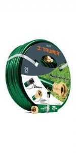 צינור גינה משוריין 3 שכבות 25 מ' 1/2" TRUPER PRETUL+מחברים מנחושת צינור גינה משוריין 3 שכבות 25 מ' 1/2" TRUPER PRETUL+מחברים מנחושת