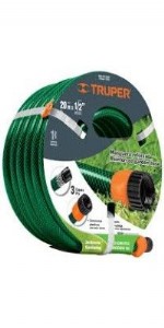 צינור גינה משוריין 3 שכבות 20 מ' 1/2" TRUPER PRETUL צינור גינה משוריין 3 שכבות 20 מ' 1/2" TRUPER PRETUL