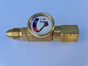 מד/שעון גזגז, לדעת כמה גז נותר לנו במיכל גז כולל מתאמים למיכל גז עם תבריג נקבה מד/שעון גזגז, לדעת כמה גז נותר לנו במיכל גז כולל מתאמים למיכל גז עם תבריג נקבה