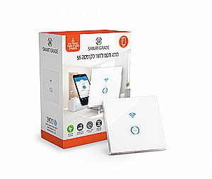 מתג חכם לדוד Smart Grade – טאצ' Wi-Fi לבקרת חשמל (קופסה גוויס 55) מתג חכם לדוד Smart Grade – טאצ' Wi-Fi לבקרת חשמל (קופסה גוויס 55)