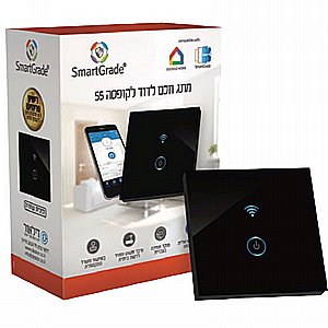 מתג חכם לדוד שחור SmartGrade 2252 – טאצ' Wi-Fi לקופסה 55 (בקרת אנרגיה) מתג חכם לדוד שחור SmartGrade 2252 – טאצ' Wi-Fi לקופסה 55 (בקרת אנרגיה)