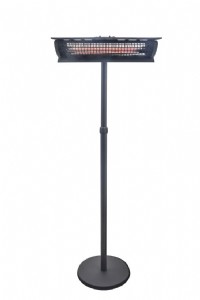 מחמם חוצות חשמלי 2500W כולל שלט שחור Star Patio מחמם חוצות חשמלי 2500W כולל שלט שחור Star Patio