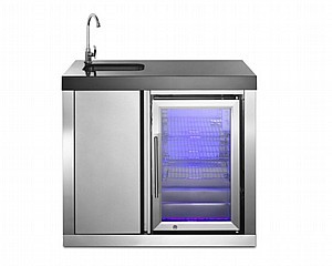 יחידת כיור + ברז + מקרר ALL GRILL יחידת כיור + ברז + מקרר ALL GRILL