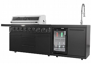 מטבח חוץ 6 מבערים בגימור שחור מט Z GRILLS MASTER מטבח חוץ 6 מבערים בגימור שחור מט Z GRILLS MASTER