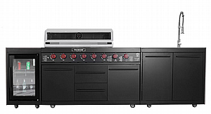 מטבח חוץ 6 מבערים בגימור שחור מט Z GRILLS PREMIUM מטבח חוץ 6 מבערים בגימור שחור מט Z GRILLS PREMIUM