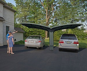 גגון חניה כפול לרכב אריזונה פלסאן Canopia Arizona Breeze Carport גגון חניה כפול לרכב אריזונה פלסאן Canopia Arizona Breeze Carport