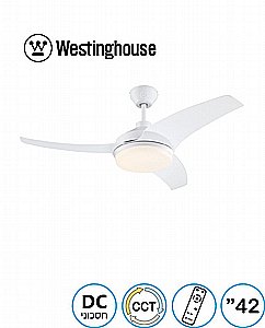מאוורר תקרה Valeria CCT "42 ולריה WESTINGHOUSE לבן מאוורר תקרה Valeria CCT "42 ולריה WESTINGHOUSE לבן