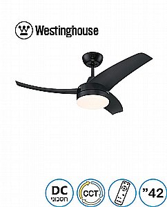 מאוורר תקרה 42" LONGWOOD לונגווד WESTINGHOUSE שחור מאוורר תקרה 42" LONGWOOD לונגווד WESTINGHOUSE שחור