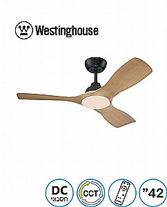 מאוורר תקרה 42" MONTANA מונטנה WESTINGHOUSE לבן וכנפיים דמוי עץ אלון מאוורר תקרה 42" MONTANA מונטנה WESTINGHOUSE לבן וכנפיים דמוי עץ אלון