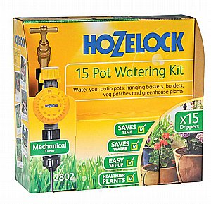 ערכת השקיה ביתית ל-15 עציצים HOZELOCK 2802 ערכת השקיה ביתית ל-15 עציצים HOZELOCK 2802