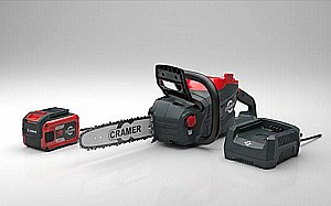 מסור חשמלי Cramer 82V (35 ס"מ) + סוללה 4Ah ומטען מהיר מסור חשמלי Cramer 82V (35 ס"מ) + סוללה 4Ah ומטען מהיר