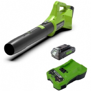 מפוח עלים 24V דור 2 + סוללה 2Ah + מטען גרין וורקס Greenworks מפוח עלים 24V דור 2 + סוללה 2Ah + מטען גרין וורקס Greenworks
