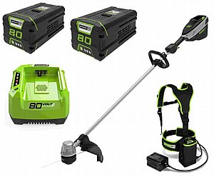 חרמש “16 2X4.0Ah + 80V PRO + מטען מהיר + ווסט 80V Pro חרמש “16 2X4.0Ah + 80V PRO + מטען מהיר + ווסט 80V Pro