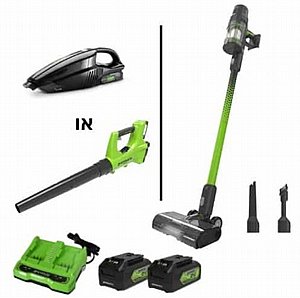 GREENWORKS - דיל VAC PRO 24V לניקיון מושלם GREENWORKS - דיל VAC PRO 24V לניקיון מושלם