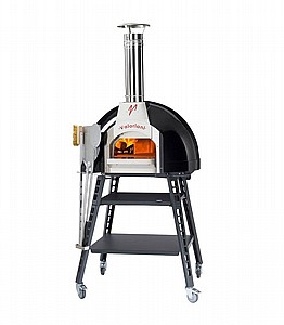 טאבון ביתי שחור להפעלה בגז או בעץ Valoriani Bravo 75 450°C *כולל עגלה* טאבון ביתי שחור להפעלה בגז או בעץ Valoriani Bravo 75 450°C *כולל עגלה*