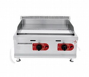 משטח צליה חשמלי "פלאנצ'ה" כפול 2200WX2 משטח צליה חשמלי "פלאנצ'ה" כפול 2200WX2