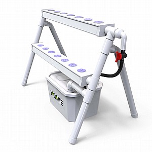 Homie 14 | מערכת הידרופונית ביתית לגידול 14 צמחים בשיטת NFT עם סטנד מובנה Homie 14 | מערכת הידרופונית ביתית לגידול 14 צמחים בשיטת NFT עם סטנד מובנה