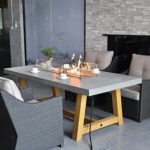 שולחן אש 210X100 ס"מ ELEMENTI Sonoma שולחן אש 210X100 ס"מ ELEMENTI Sonoma