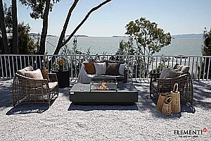 שולחן אש אלמנטי ELEMENTI Cannes OFG416DG שולחן אש אלמנטי ELEMENTI Cannes OFG416DG