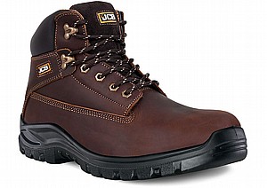 נעל טקטית עמידה לחום הולטון עור הפוך חום JCB Holton Hiker Brown נעל טקטית עמידה לחום הולטון עור הפוך חום JCB Holton Hiker Brown