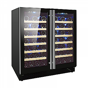 מקרר יין Galexy עד 66 בק, מדחס, מדפי עץ נשלפים, דיגיטלי, 2 אזורי קירור, אפשרות לאינטגרלי GALAXY מקרר יין Galexy עד 66 בק, מדחס, מדפי עץ נשלפים, דיגיטלי, 2 אזורי קירור, אפשרות לאינטגרלי GALAXY